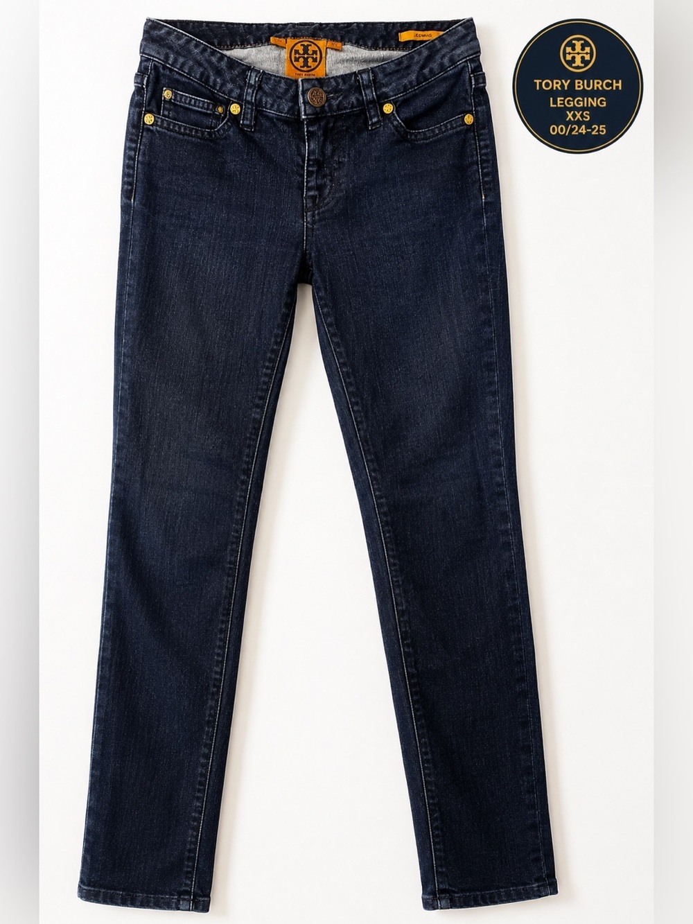 Authentic Tory Burch Dark Wash Jegging Jeans

Women's Size 24 / XXS (00)
